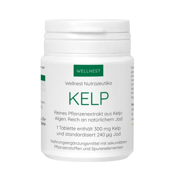 250 vegane Tabletten Kelp Algen 300 mg